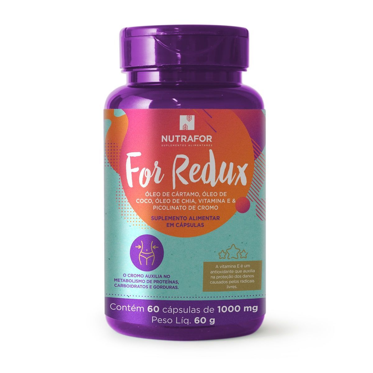For Redux - 60 C�psulas - Nutrafor