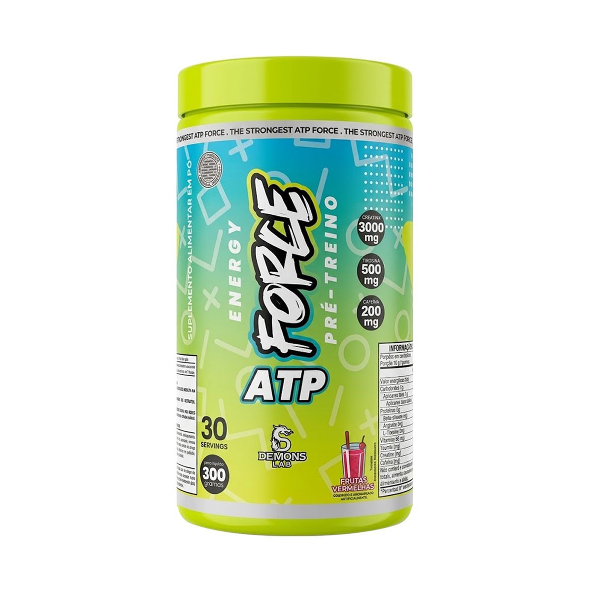 Force ATP Energy - 300g Frutas Vermelhas - Demons Lab