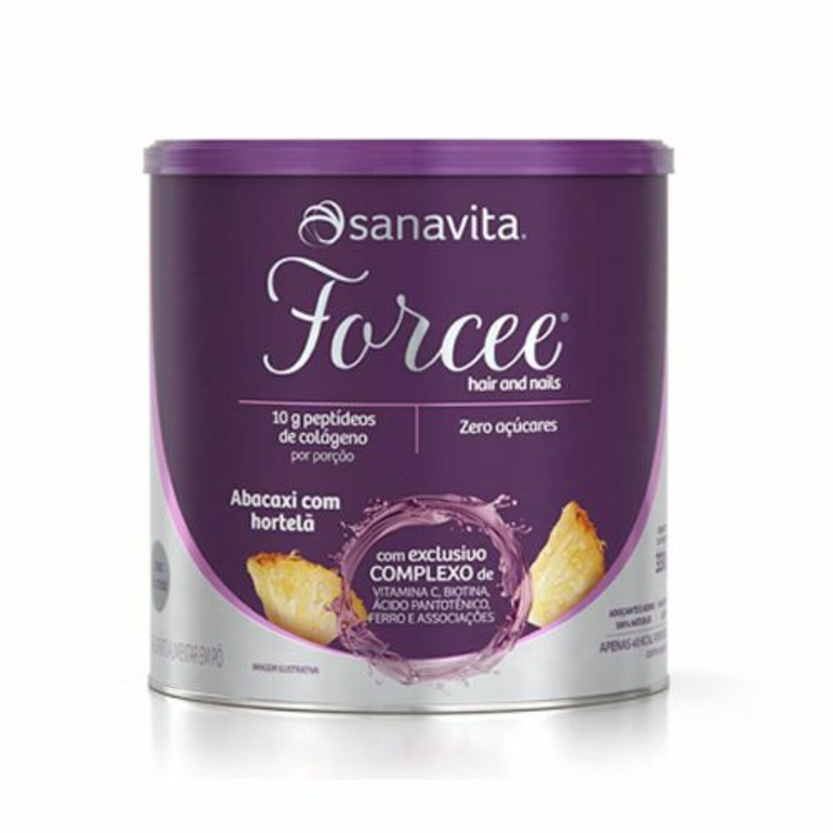 Forcee Hair and Nails - 330g Abacaxi com Hortel� - Sanavita