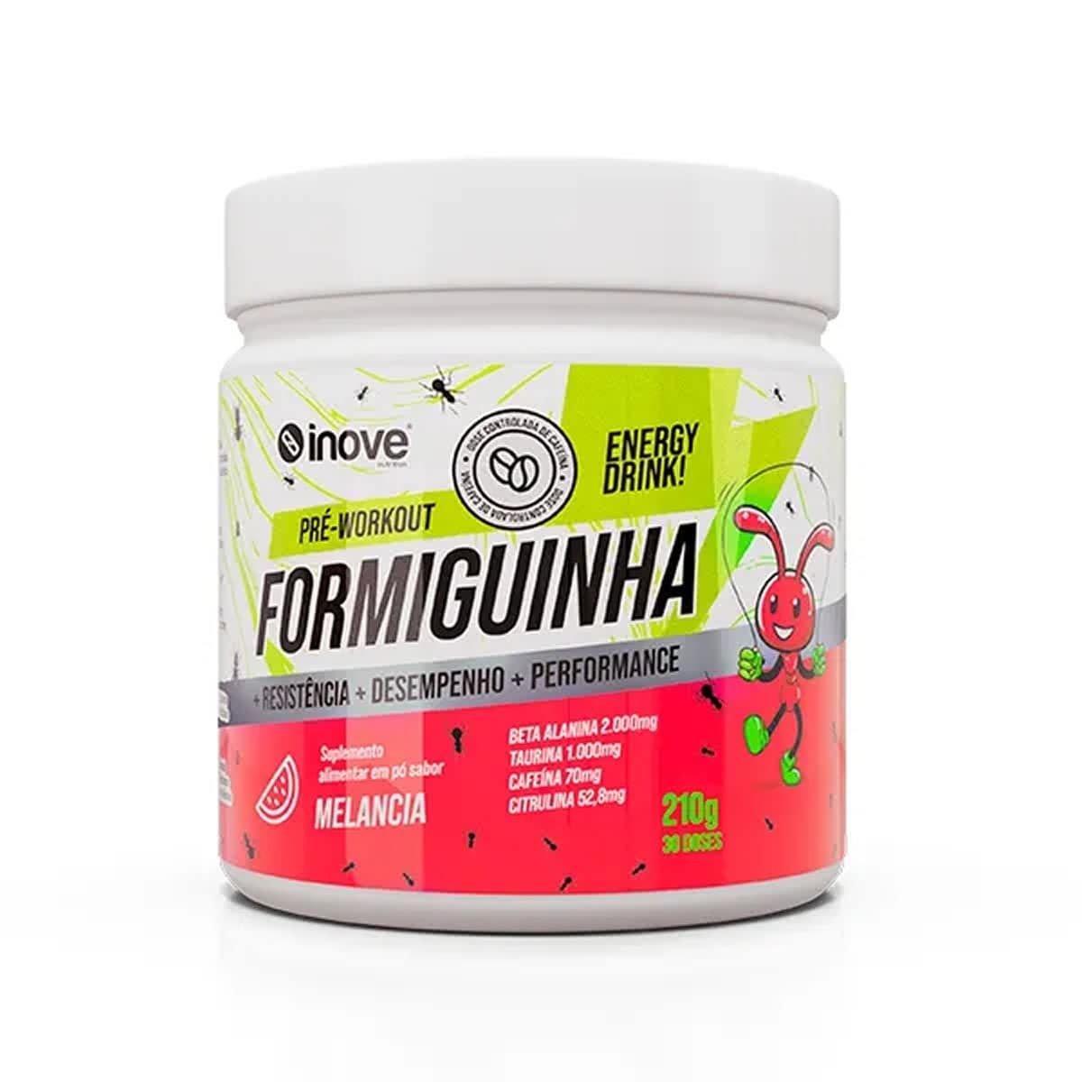 Formiguinha Pr�-Treino -  210g Melancia - Inove Nutrition