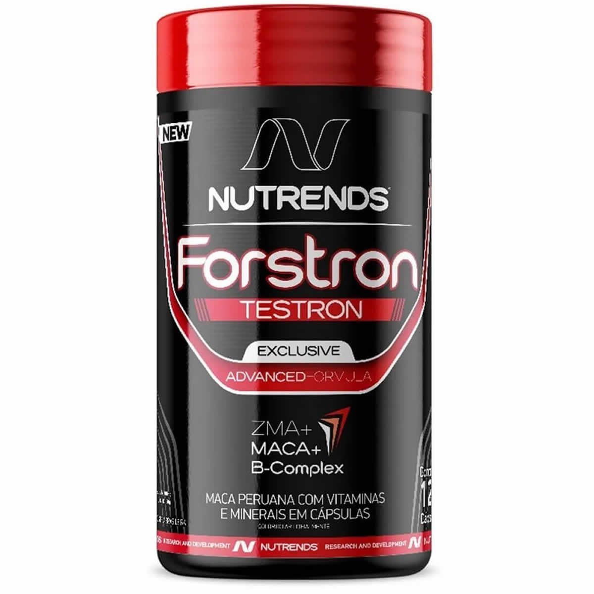 Forstron Treston ZMA+Maca+B Complex - 120 C�psulas - Nutrends