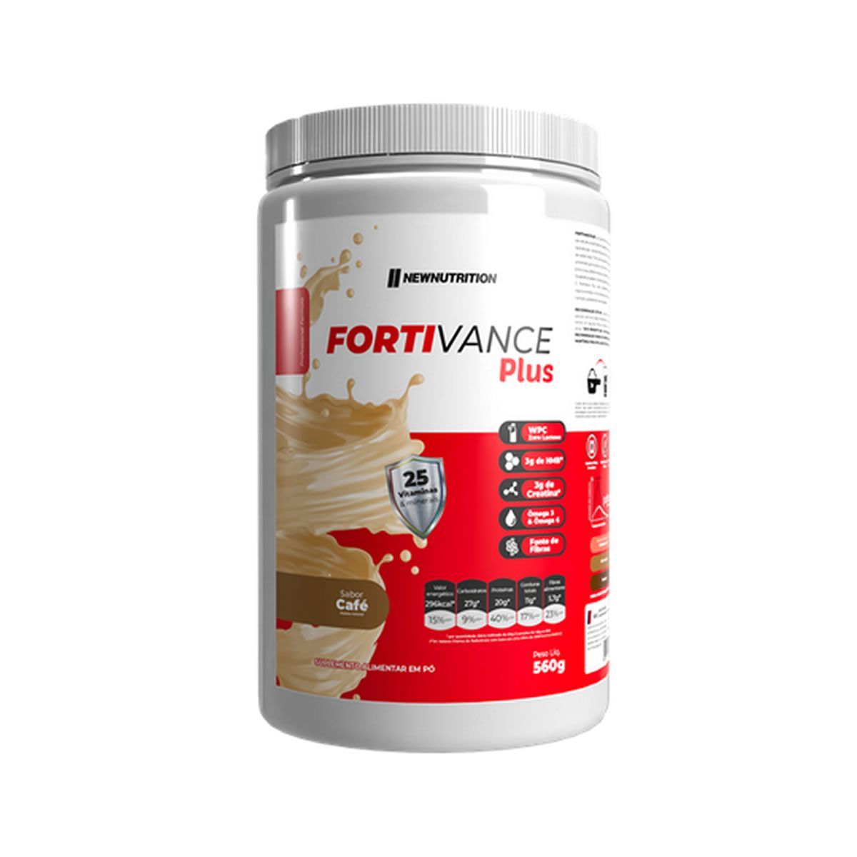 Fortivance Plus - 560g Caf� - NewNutrition