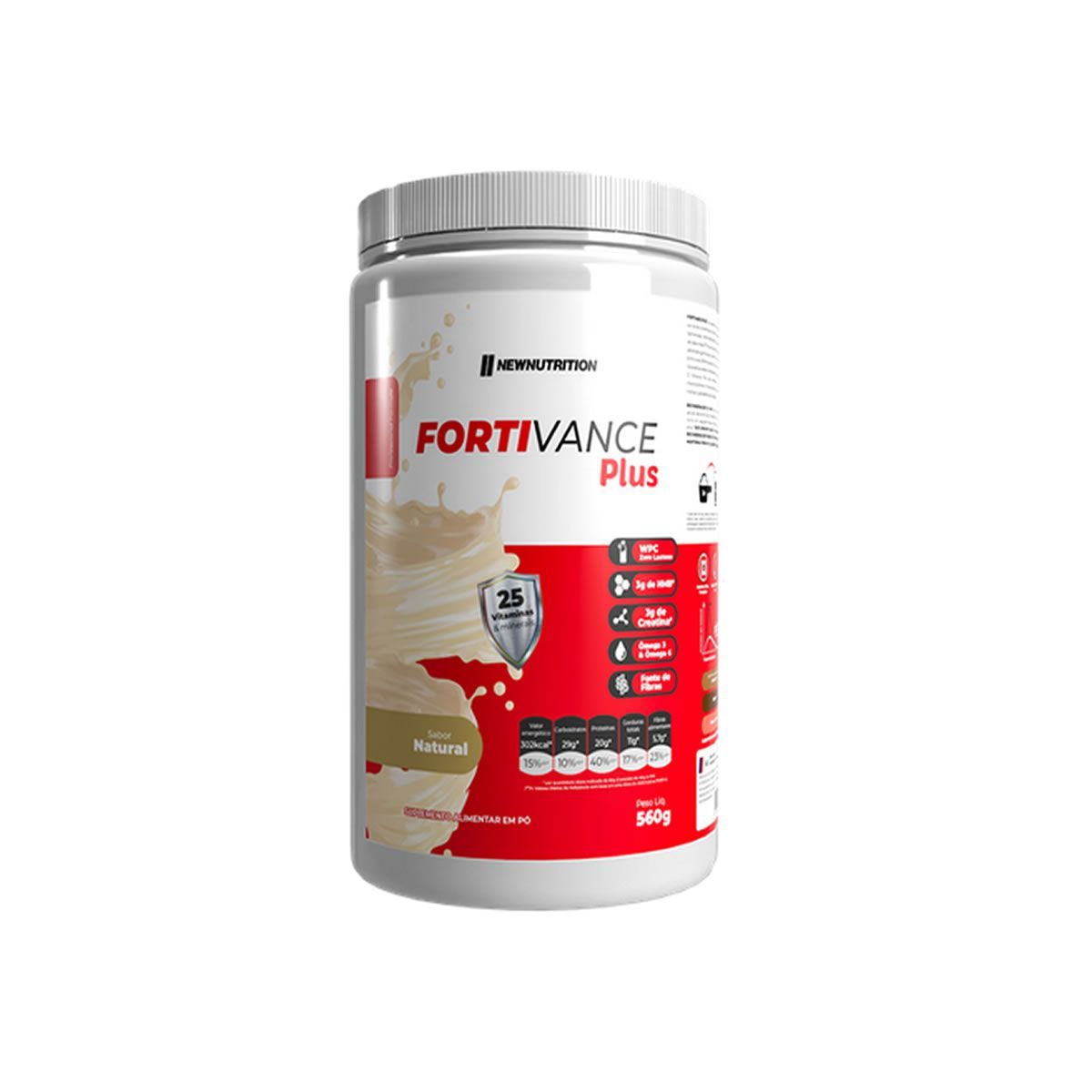 Fortivance Plus - 560g Natural - NewNutrition