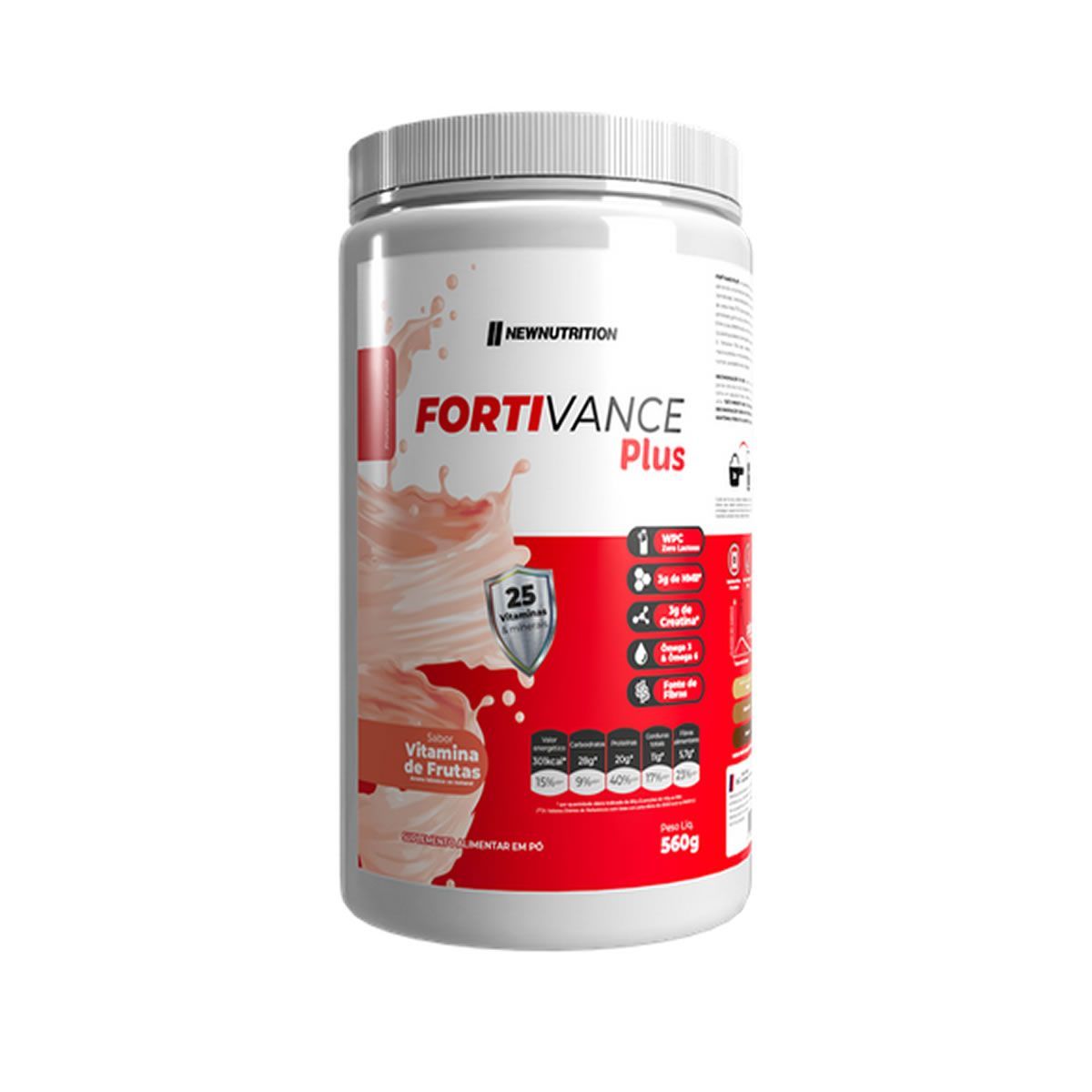 Fortivance Plus - 560g Vitamina de Frutas - NewNutrition