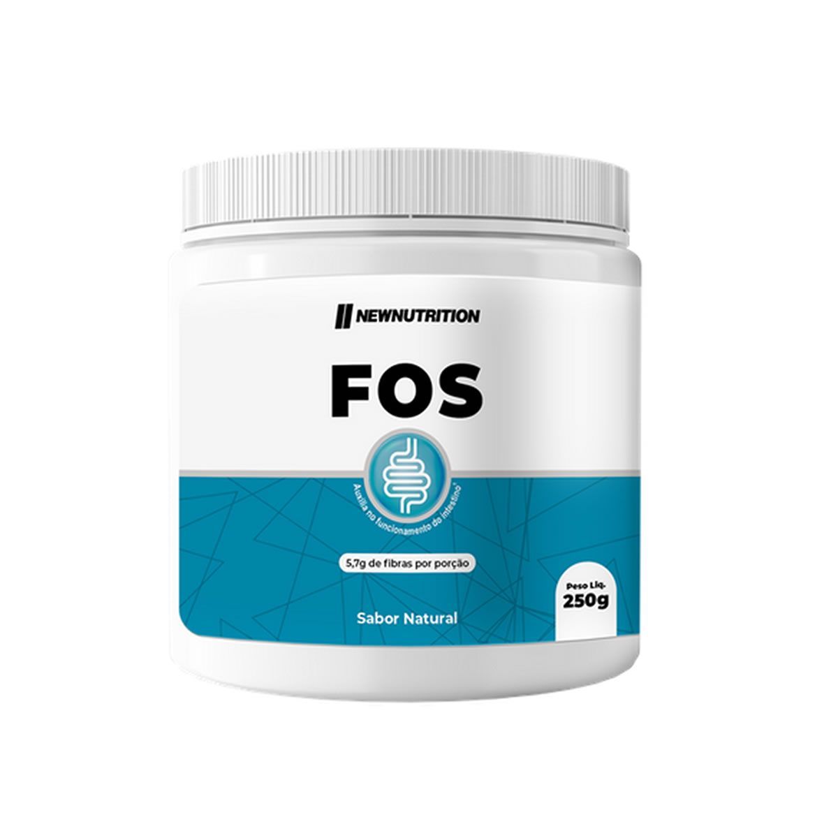 Fos Frutooligossacarideo - 250g Sabor Natural - NewNutrition