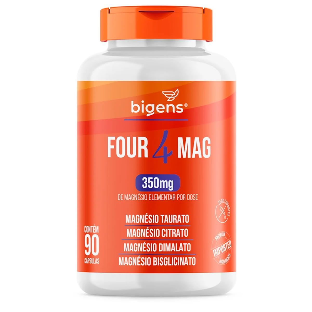 Four Mag 350mg - 90 C�psulas - Bigens