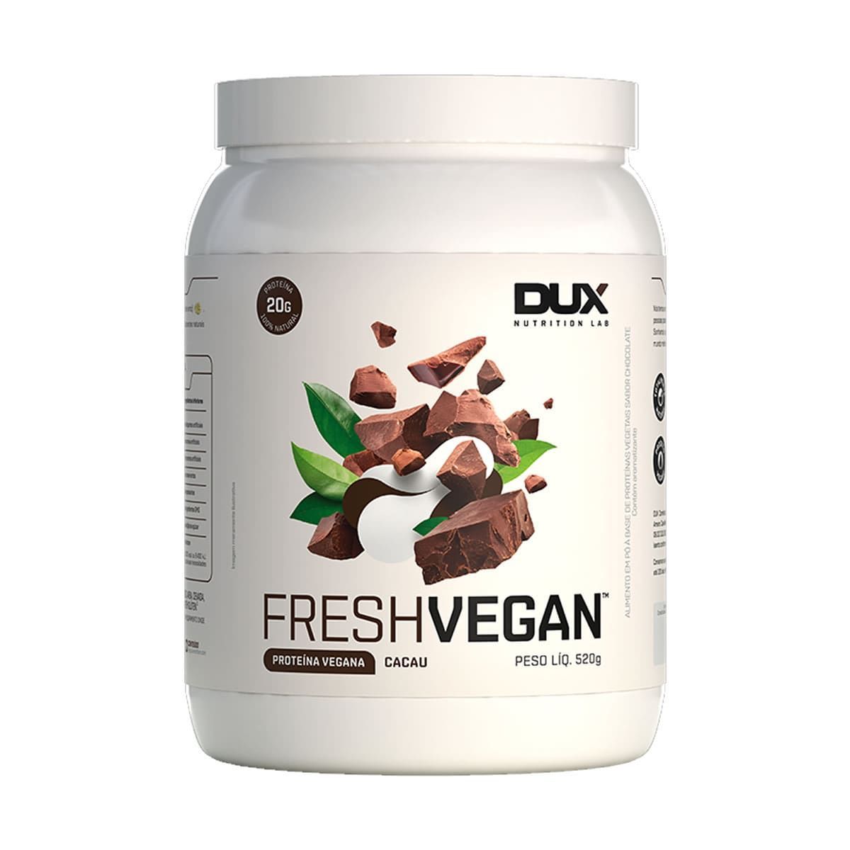 Fresh Vegan - 520g Cacau - Dux Nutrition