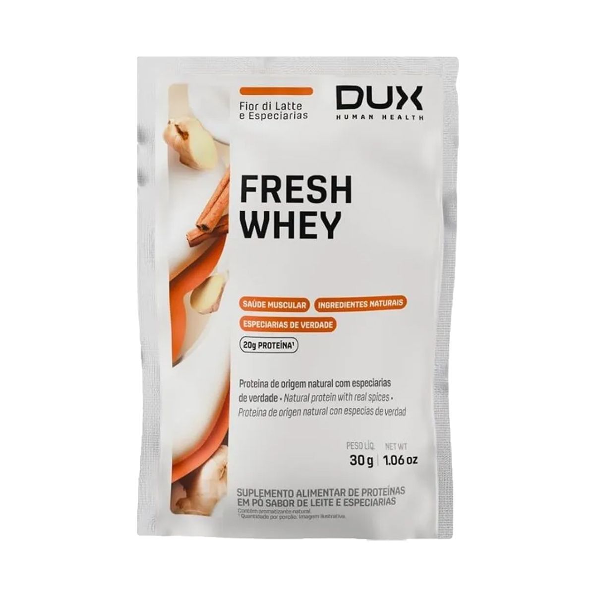 Fresh Whey - 1 Sach� 30g Fior di Latte e Especiarias - Dux Nutrition