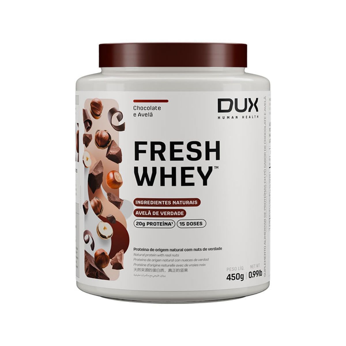 Fresh Whey - 450g Chocolate e Avel� - Dux Nutrition