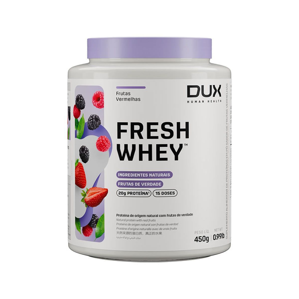 Fresh Whey - 450g Frutas Vermelhas - Dux Nutrition