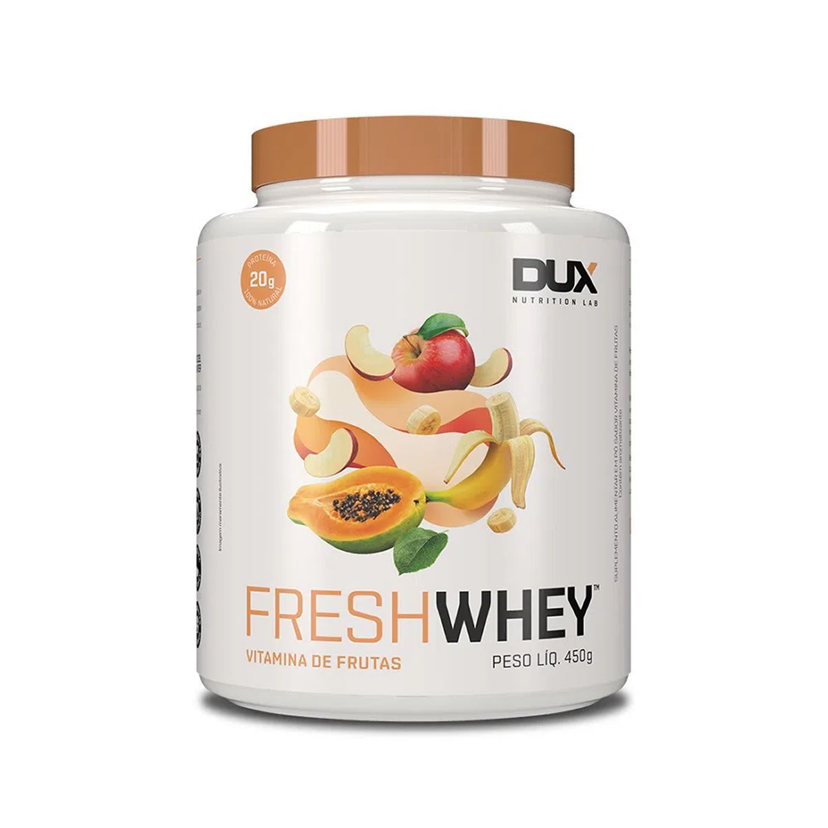 Fresh Whey - 450g  Vitamina de Frutas - Dux Nutrition*** Data Venc. 26/12/2023