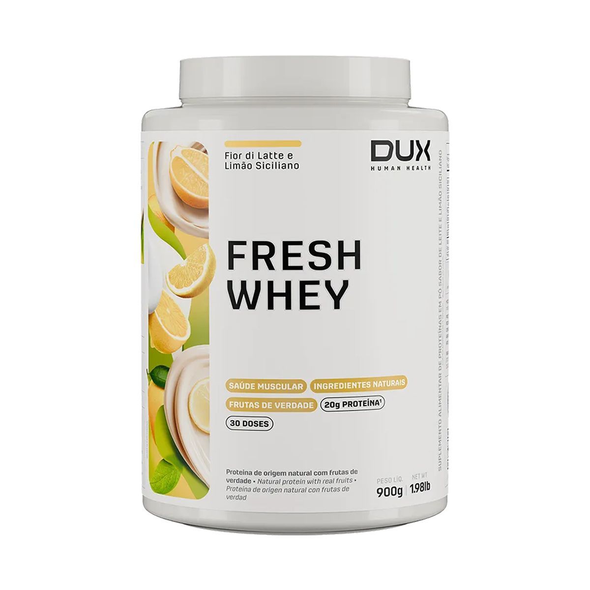 Fresh Whey - 900g Fior di Latte e Limao Siciliano - Dux Nutrition
