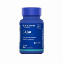 Gaba �cido Gama Aminobut�trico - 30 C�psulas 100mg - Catarinense Nutri��o