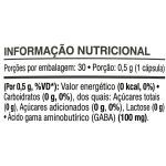 Gaba �cido Gama Aminobut�trico - 30 C�psulas 100mg - Catarinense Nutri��o