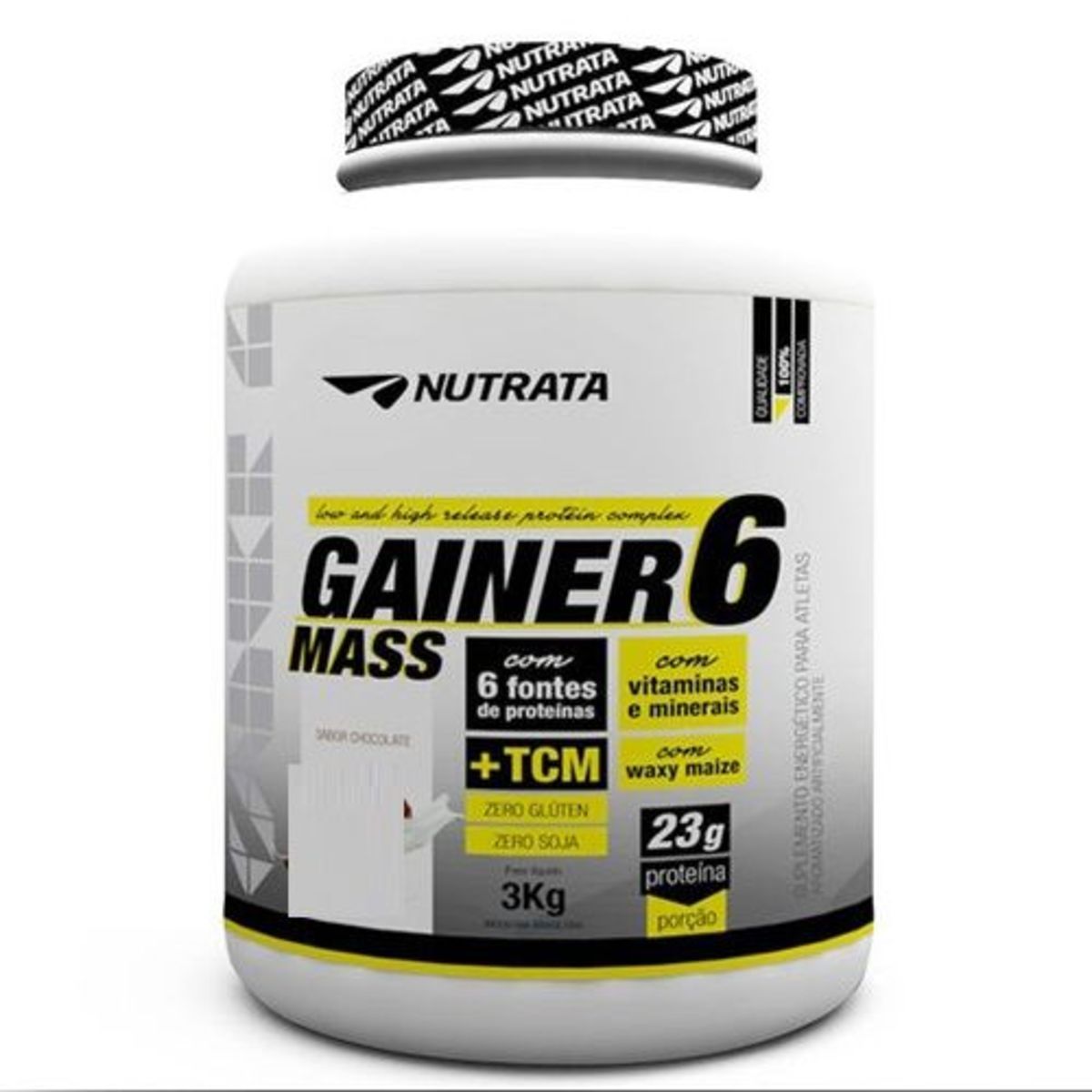 Gainer 6 Mass - 3000g Chocolate - Nutrata