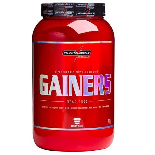 Gainers Mass 3500 - Morango 1500g - Integralm�dica