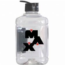 Gal�o Quadrado - 1500ml Transparente e Preto - Max Titanium