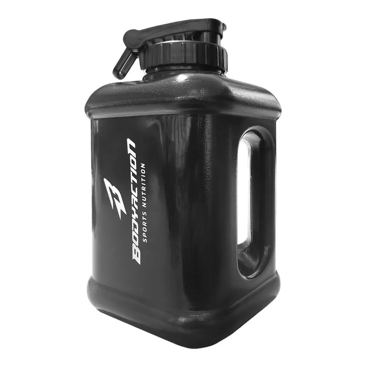 Gal�o Quadrado - 1600ml Preto - BodyAction