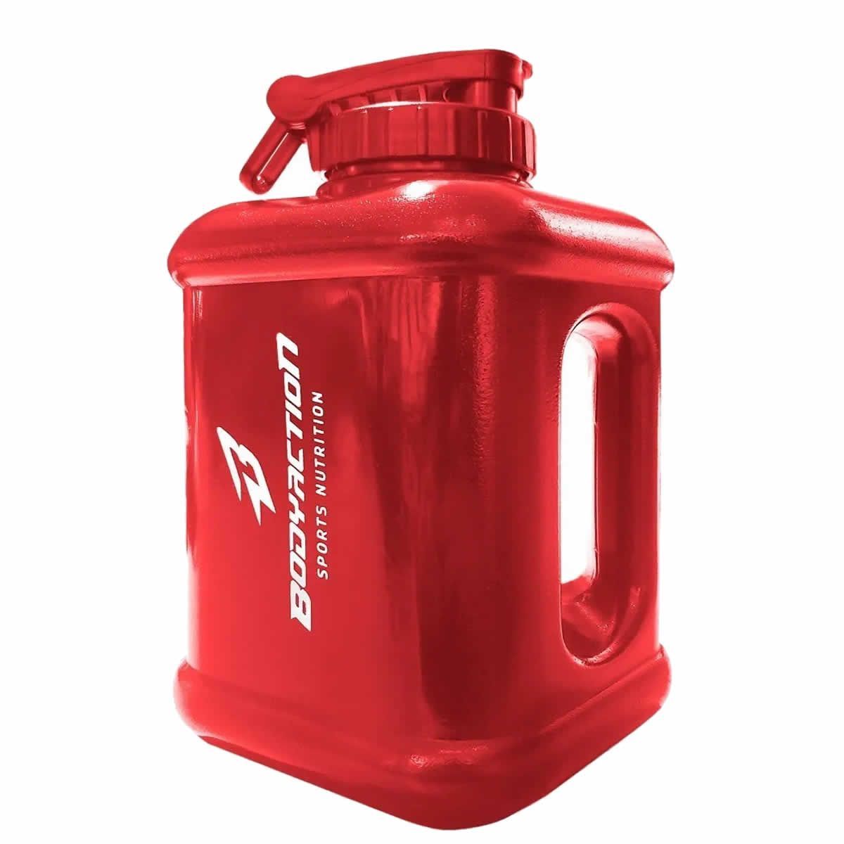 Gal�o Quadrado - 1600ml Vermelho - BodyAction
