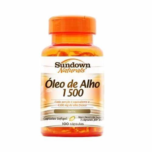 Garlic �leo de Alho - 1500 Mg - 100 C�psulas - Sundown