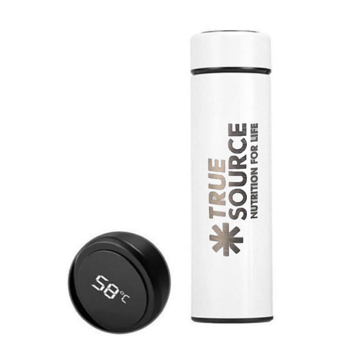 Garrafa T�rmica com Termostato - 500ml Branca - True Source