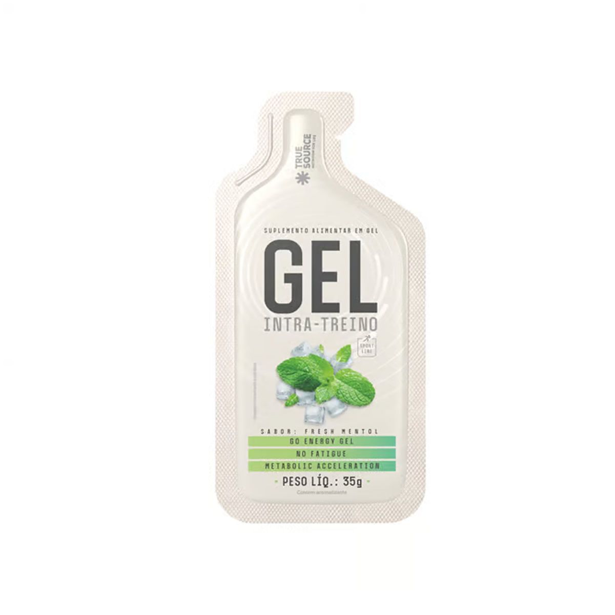 Gel Intra Treino - 1 Sach� 35g Fresh Mentol - True Source