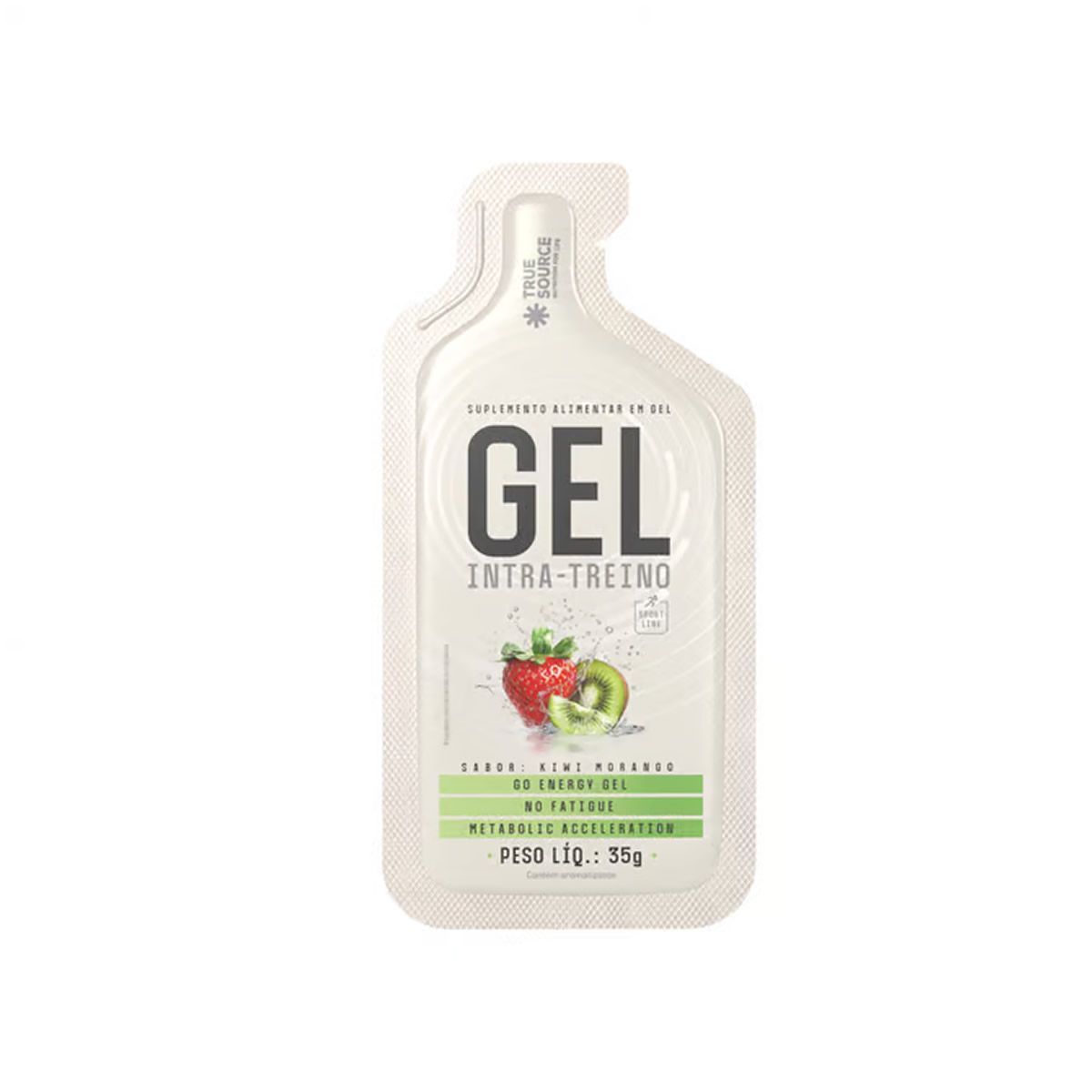Gel Intra Treino -  1 Sach� 35g Kiwi Com Morango - True Source