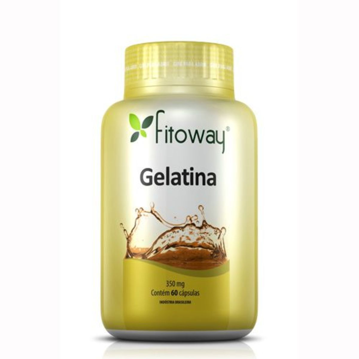 Gelatina 350mg - 60 C�psulas - Fitoway