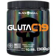 Gluta C19 - 300g Laranja - BlackSkull