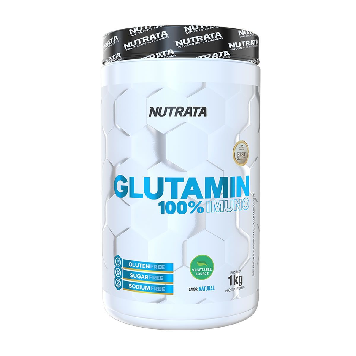 Glutamin 100% Imuno - 1000g Natural - Nutrata