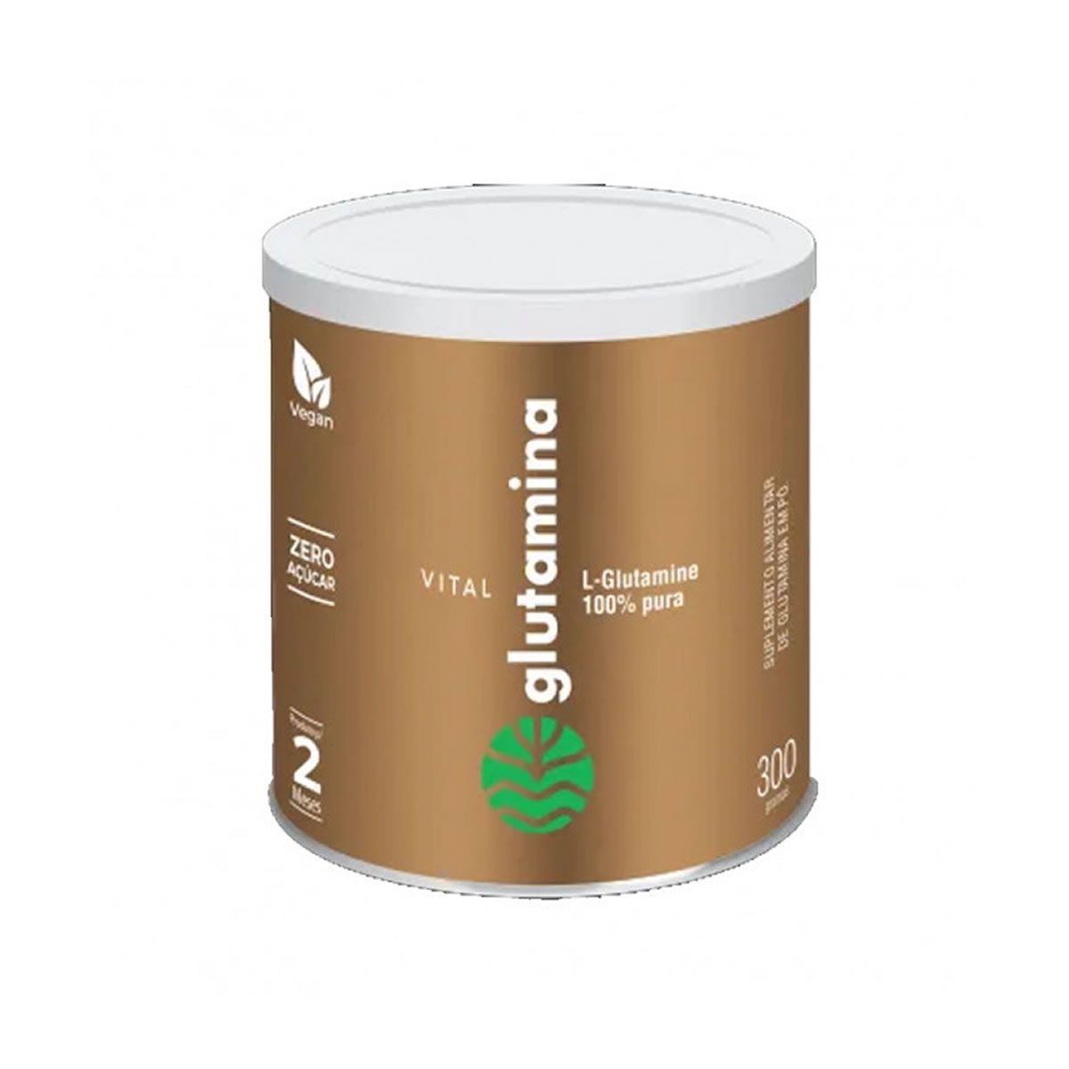 Glutamina - 300g Natural - Vital �tman