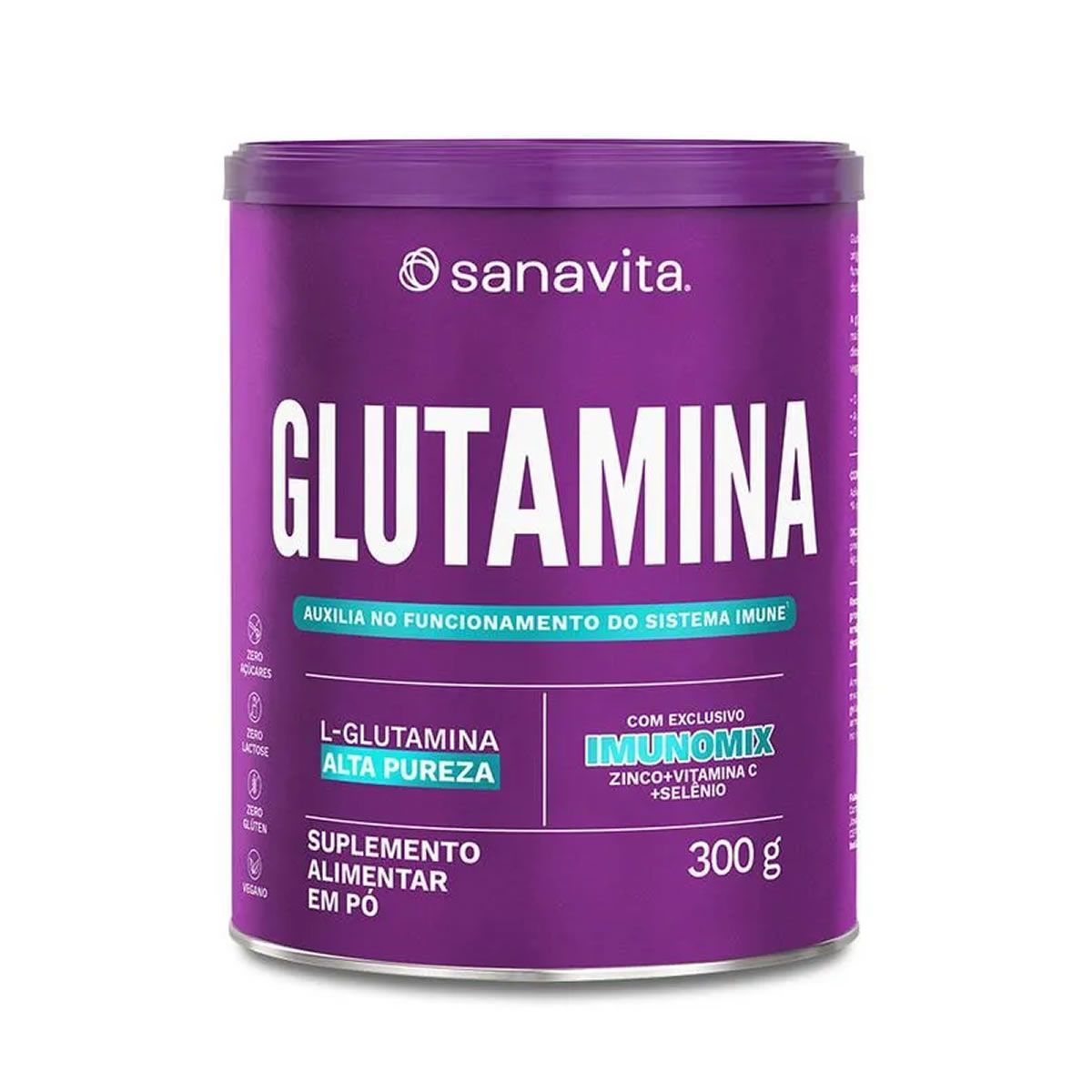 Glutamina - 300g - Sanavita