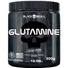 Glutamine - 300g Sem Sabor - Black Skull
