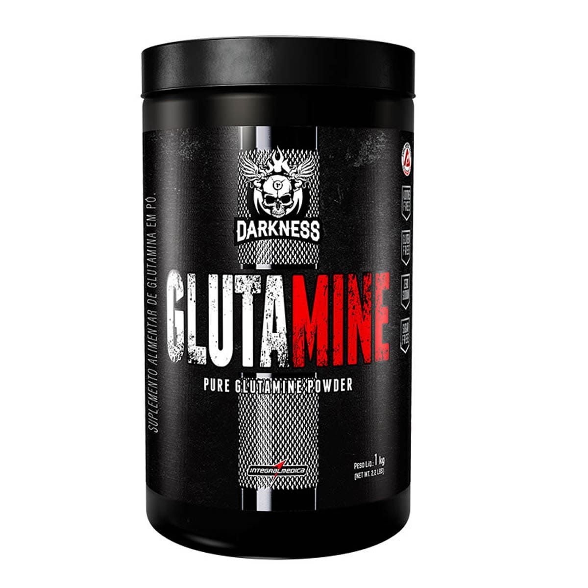 Glutamine Darkness - 1000g - IntegralM�dica*** Data Venc. 30/3/23