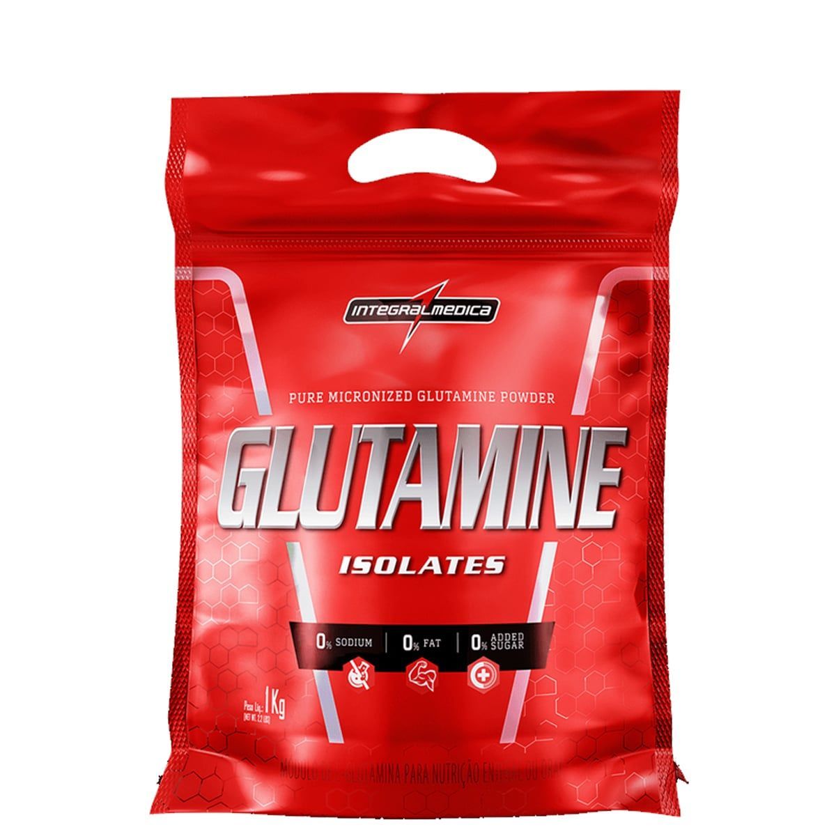 Glutamine Isolates - Refil 1000g - IntegralM�dica