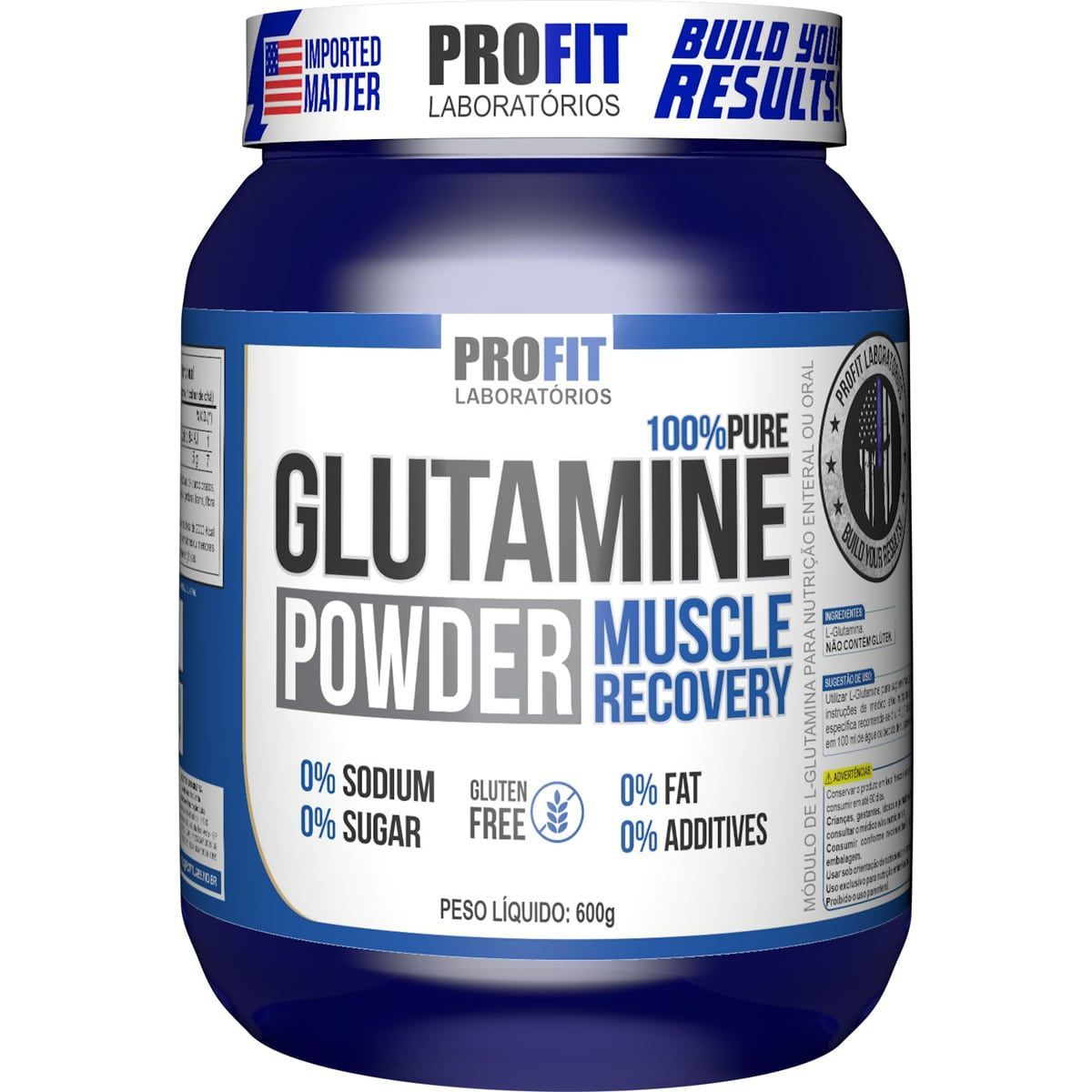 Glutamine Powder - 600g - ProFit*** Data Venc. 25/01/2023