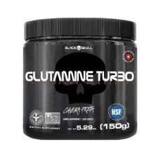 Glutamine Turbo - 150g Sem Sabor - Black Skull
