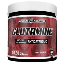 Glutamine Ultra Force - 300g Sem Sabor - Furious Nutrition