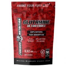 Glutamine Ultra Force - 100g Refil Sem Sabor - Furious Nutrition