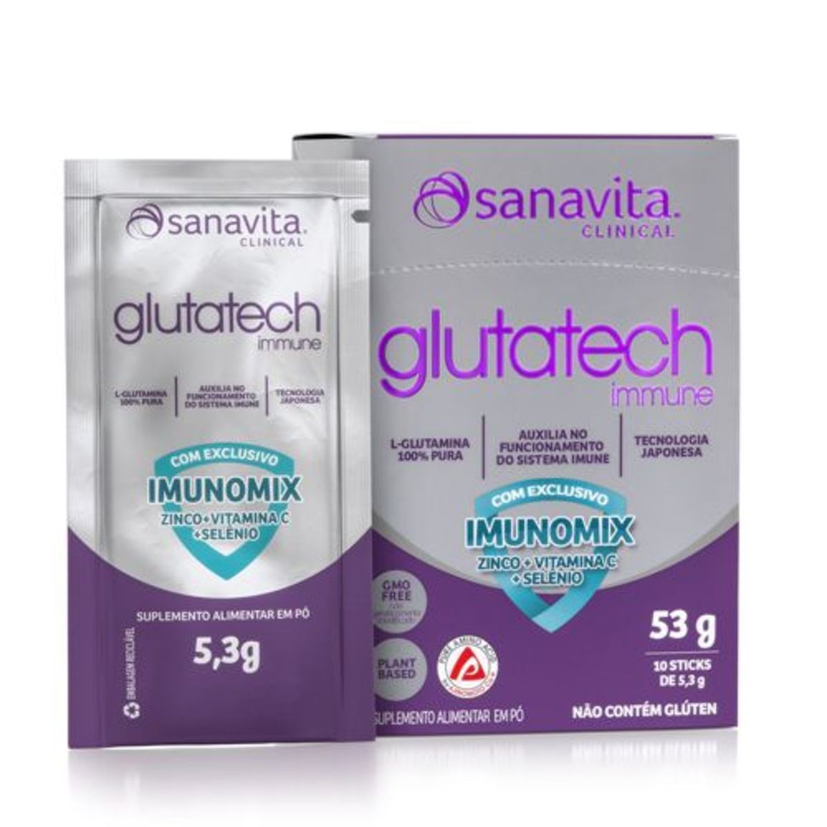 Glutatech Immune - 10 Sticks de 5,3g - Sanavita