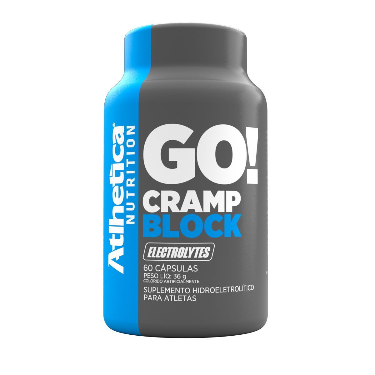 Go Cramp Block Eletrolytes - 60 C�psulas - Atlhetica Nutrition