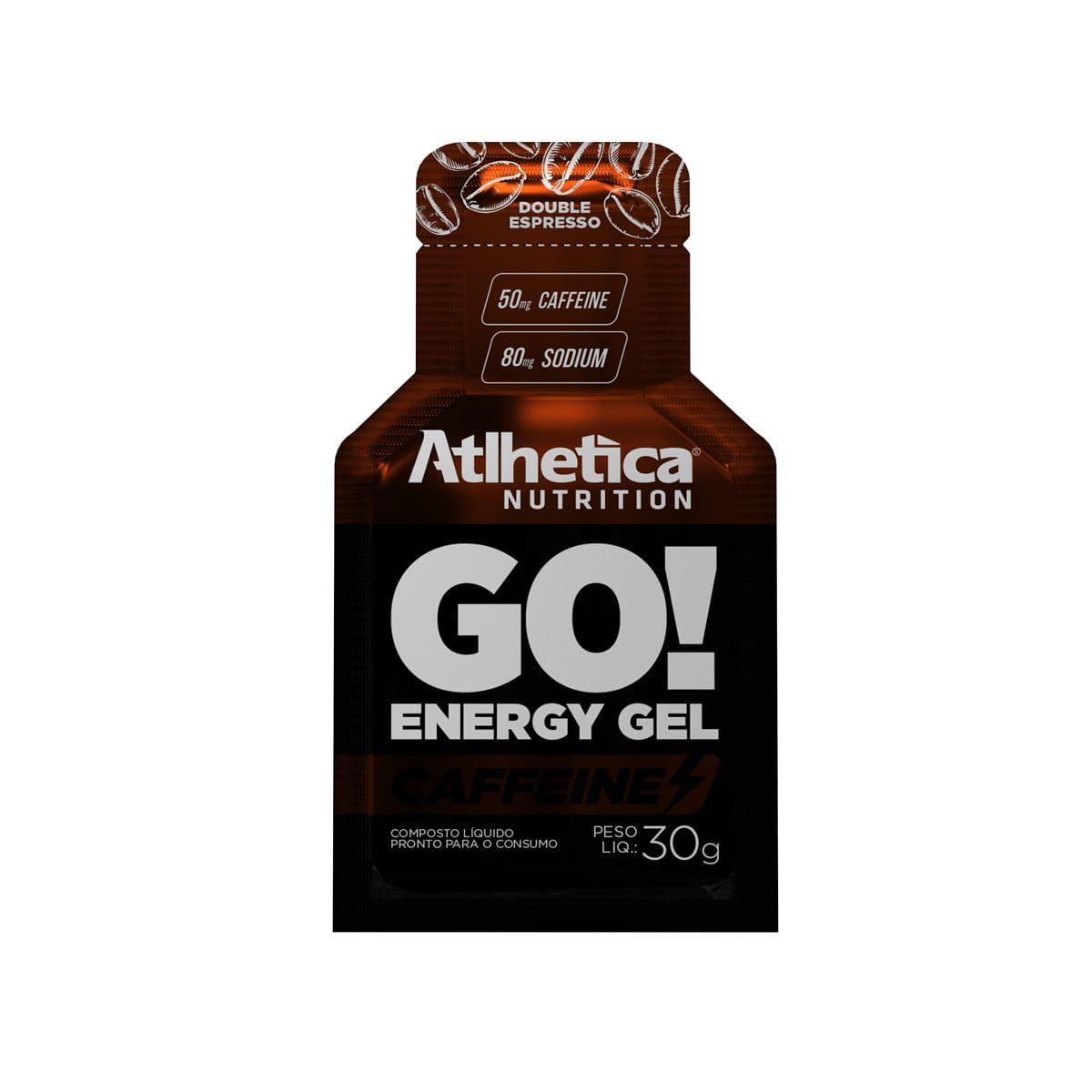 Go Energy Gel Caffeine - 1 Sach� 30g Double Espresso - Atlhetica Nutrition