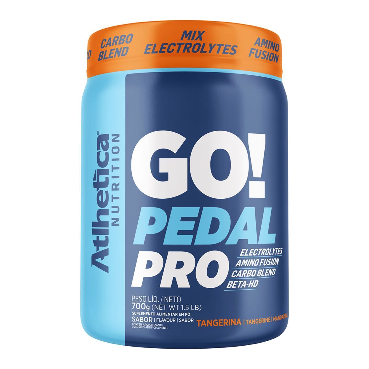 Go! Pedal Pro - 700g Tangerina - Atlhetica Nutrition