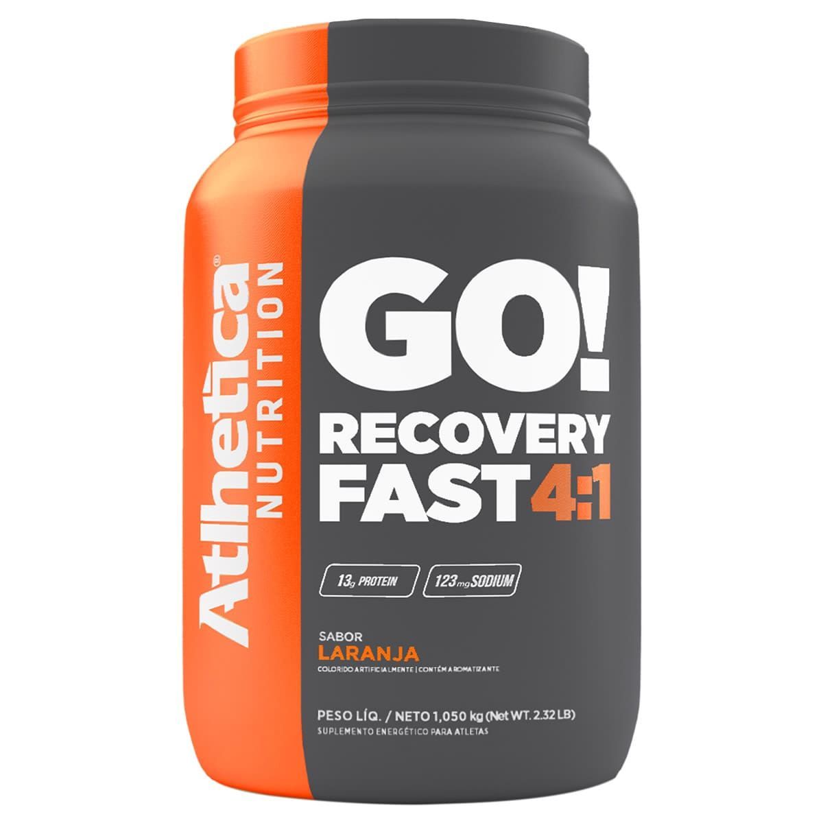 Go Recovery Fast 4:1 - 1050g Laranja - Atlhetica Nutrition