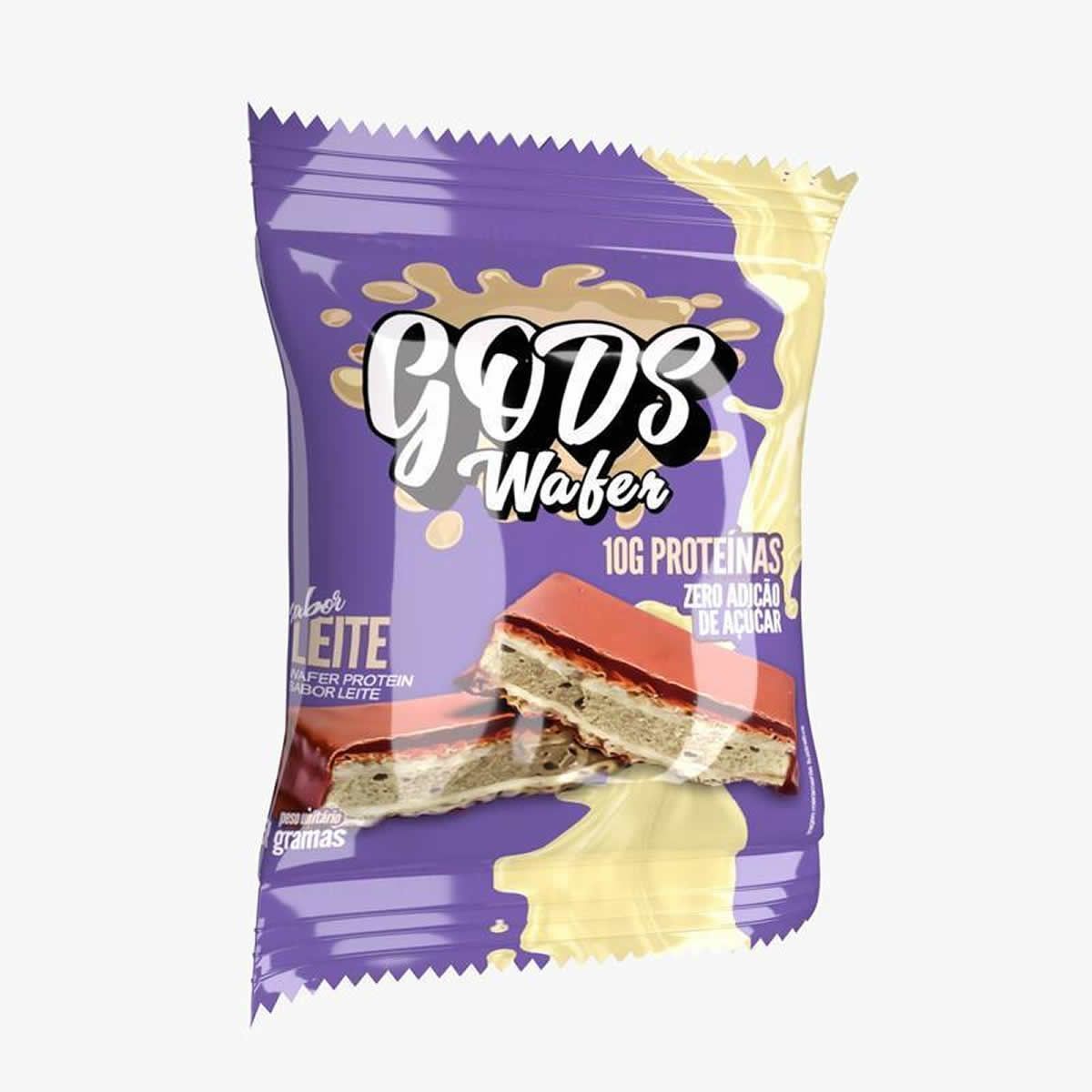 Gods Wafer  - 1 Unidade de 51g Leite - Canibal*** Data Venc. 02/10/2025