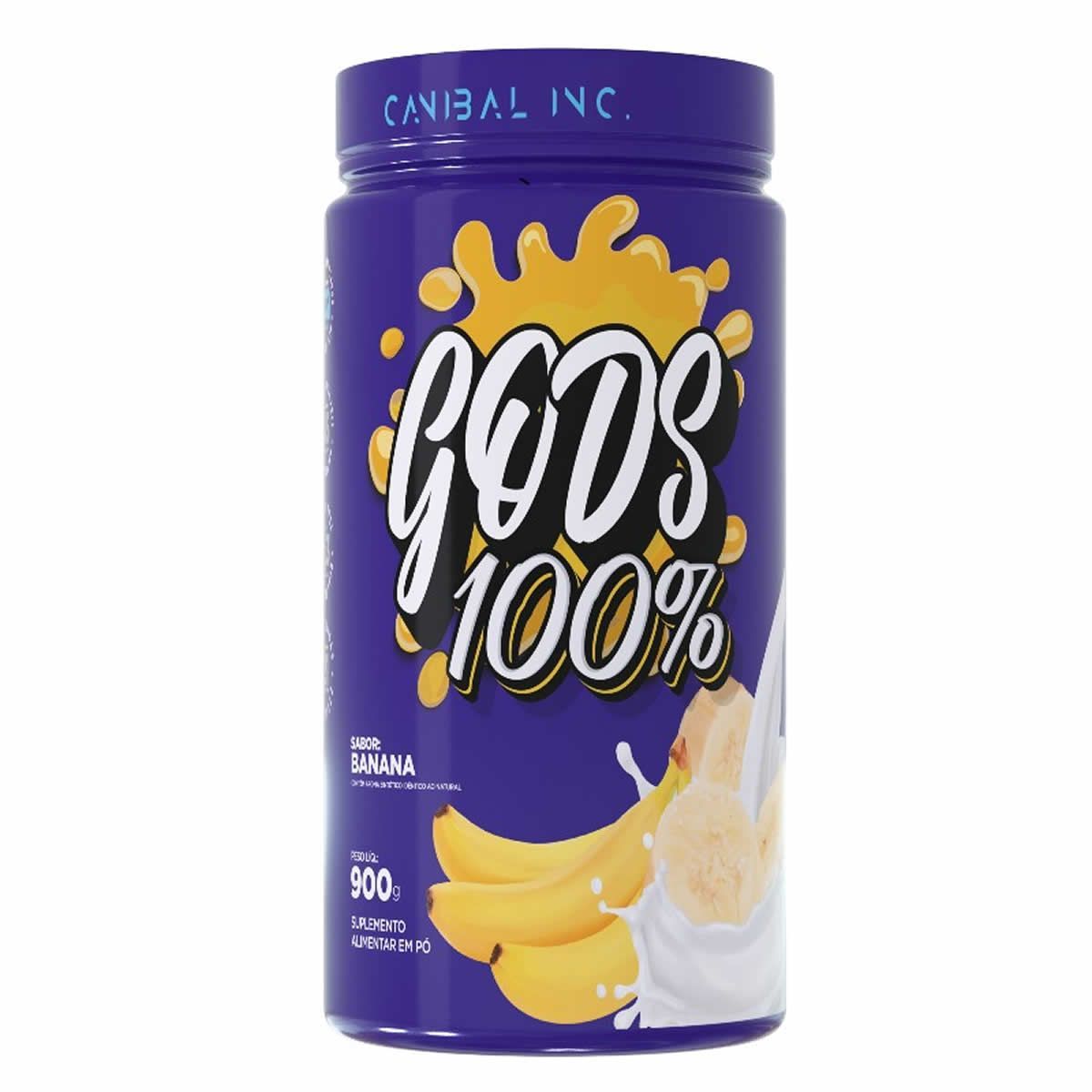 Gods Whey 100% - 900g Banana - Canibal