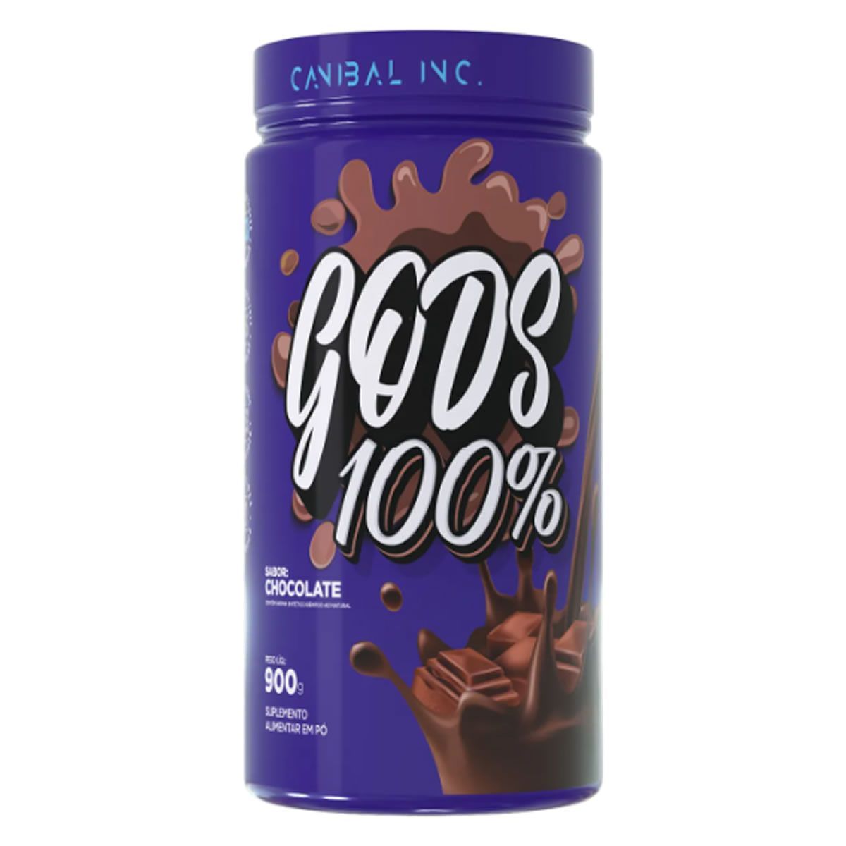 Gods Whey 100% - 900g Chocolate - Canibal