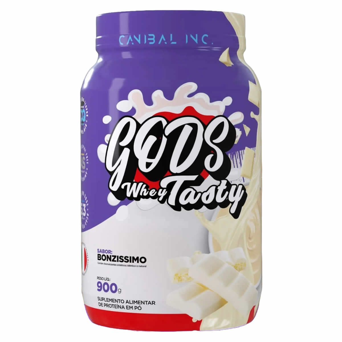 Gods Whey Tasty - 900g Bonzissimo - Canibal