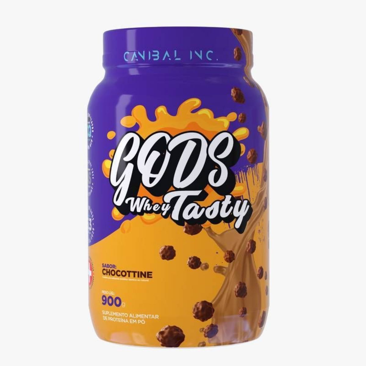 Gods Whey Tasty - 900g Chocottine - Canibal
