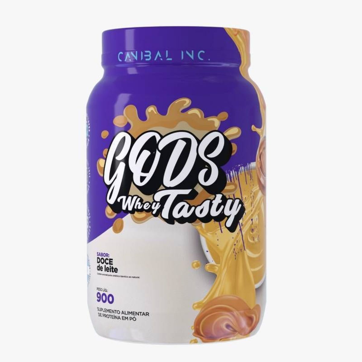 Gods Whey Tasty - 900g Doce de Leite - Canibal